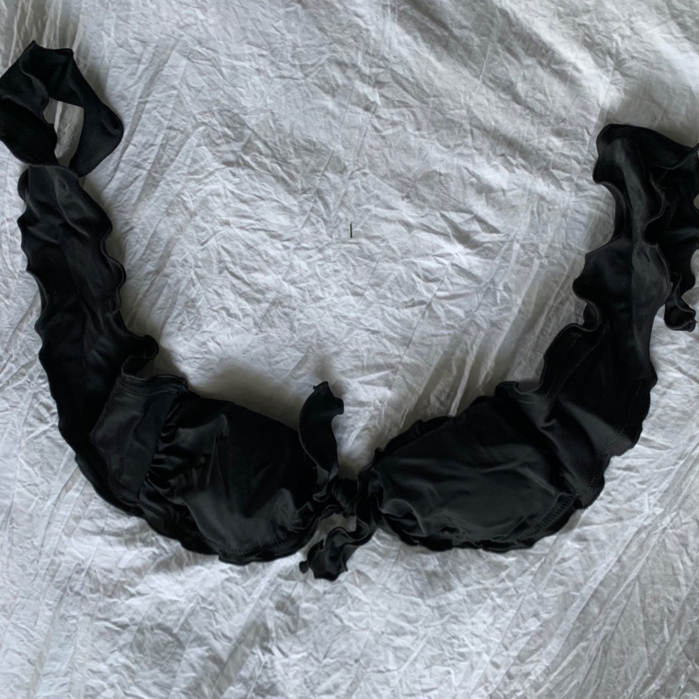 Victoria Secret black bandeau swim top